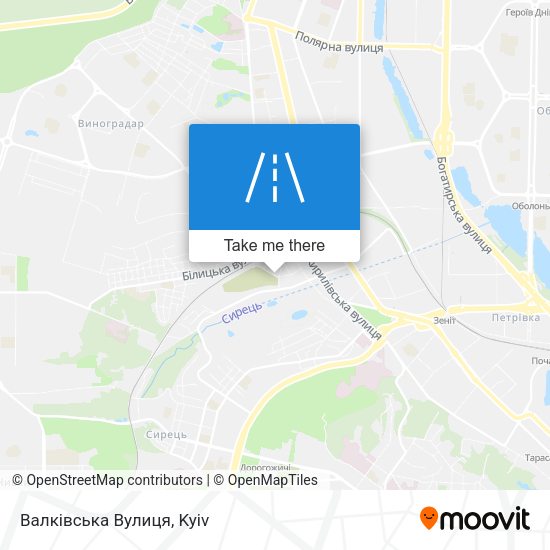 Валківська Вулиця map