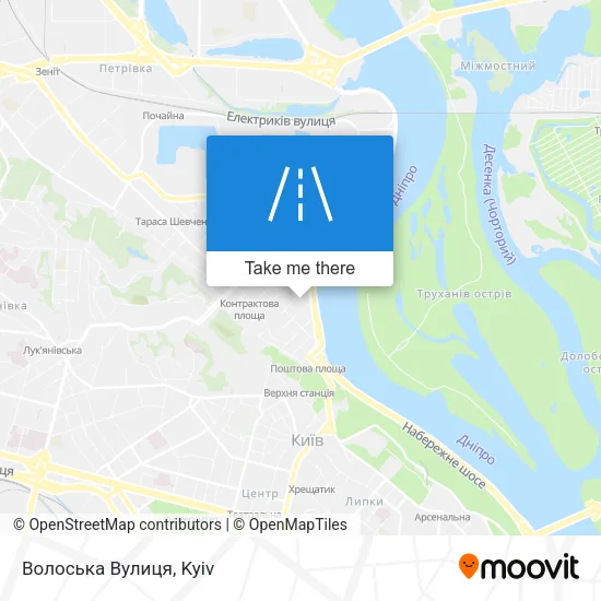 Карта Волоська Вулиця