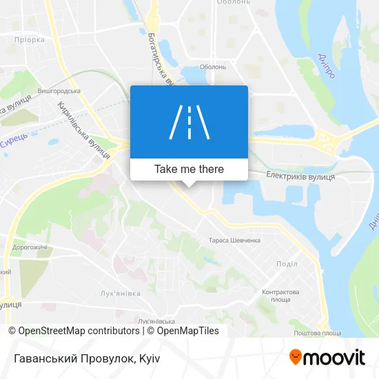 Карта Гаванський Провулок
