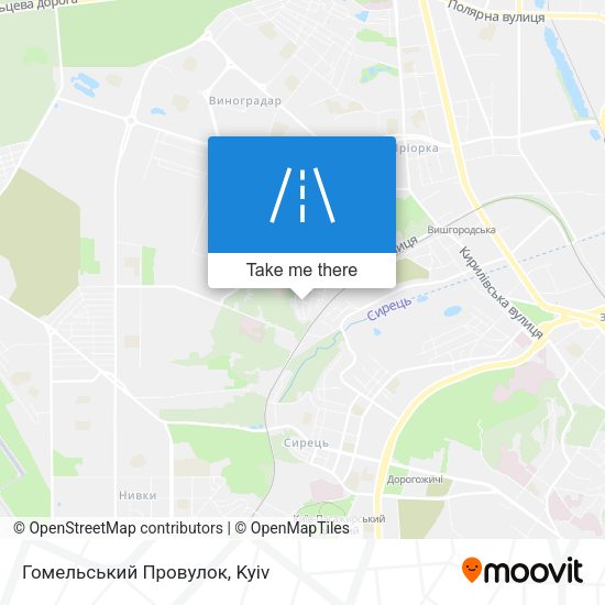 Гомельський Провулок map