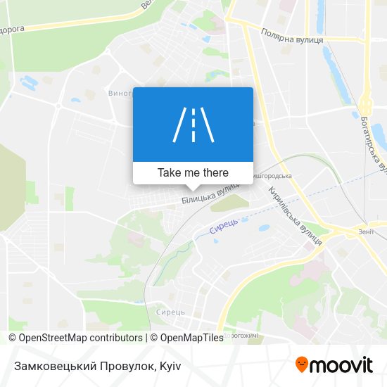 Замковецький Провулок map
