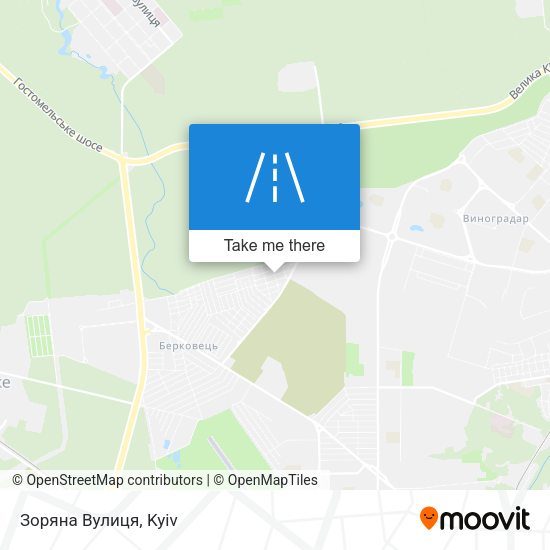 Зоряна Вулиця map
