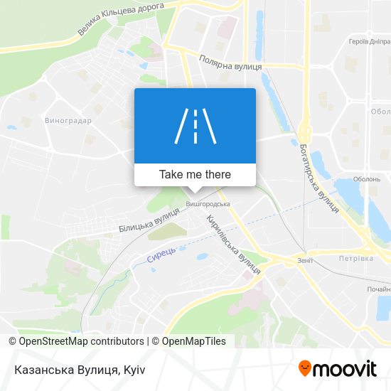 Казанська Вулиця map