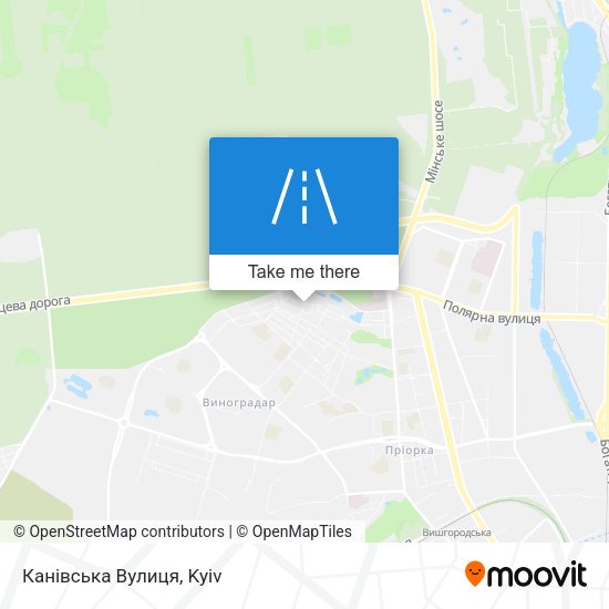Канівська Вулиця map