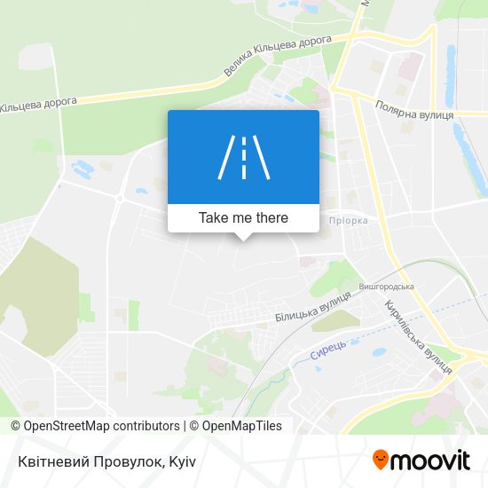 Карта Квітневий Провулок