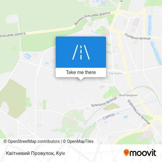 Карта Квітневий Провулок