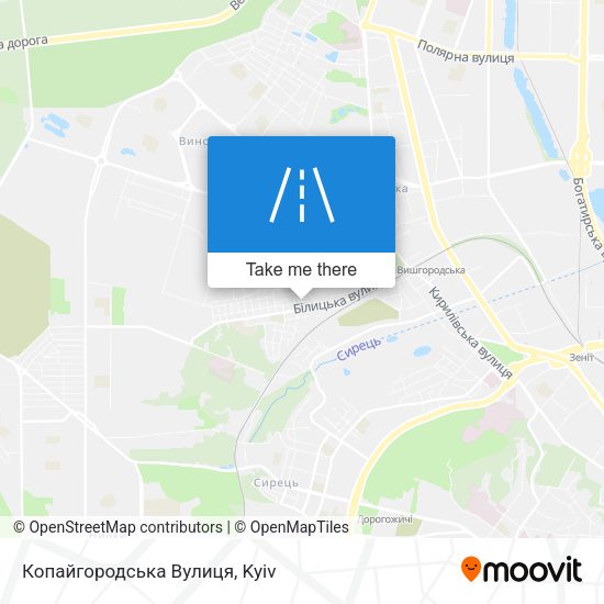 Копайгородська Вулиця map