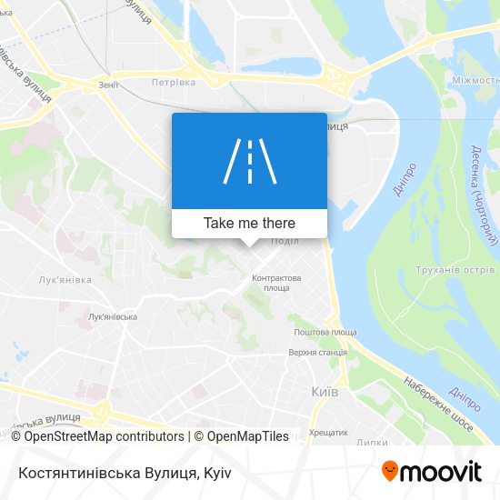 Костянтинівська Вулиця map