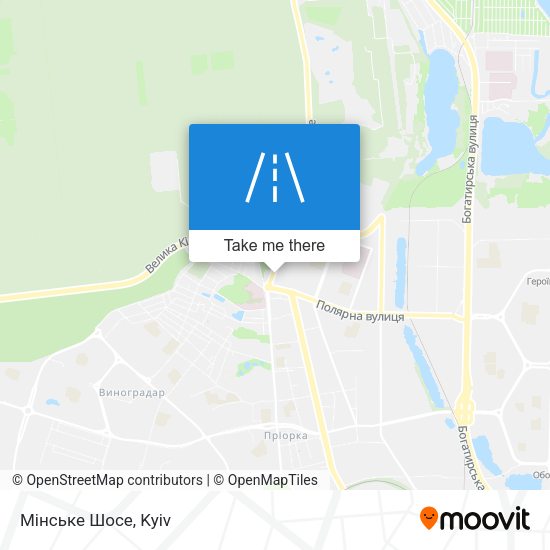 Мінське Шосе map