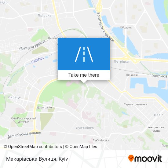 Макарівська Вулиця map