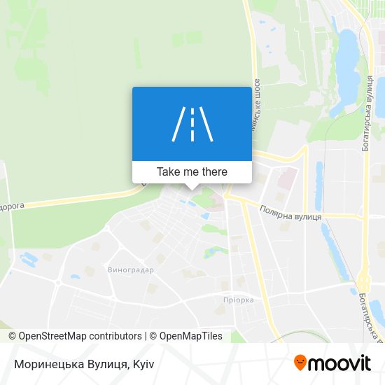 Моринецька Вулиця map