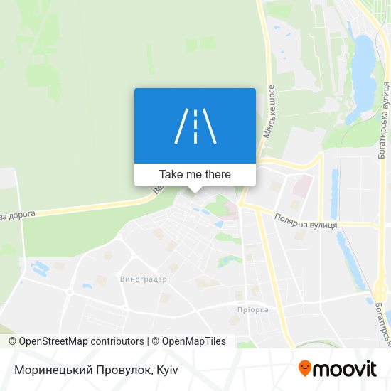 Моринецький Провулок map