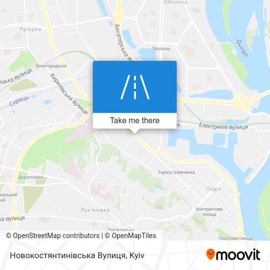 Новокостянтинівська Вулиця map
