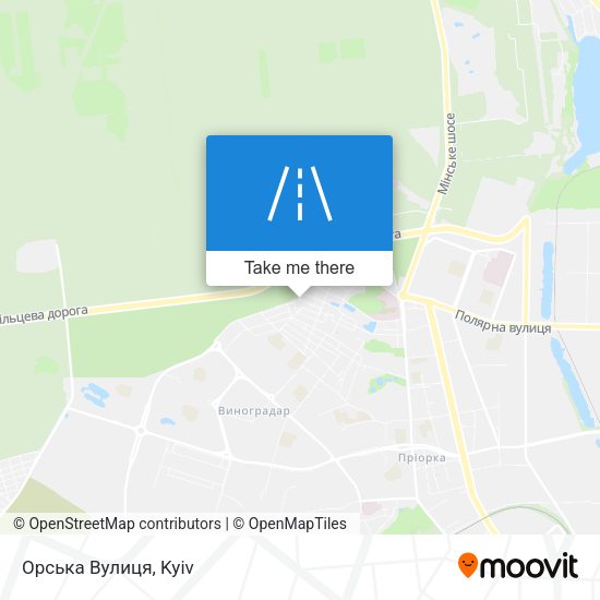 Орська Вулиця map