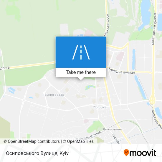 Осиповського Вулиця map