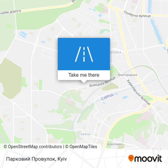 Парковий Провулок map
