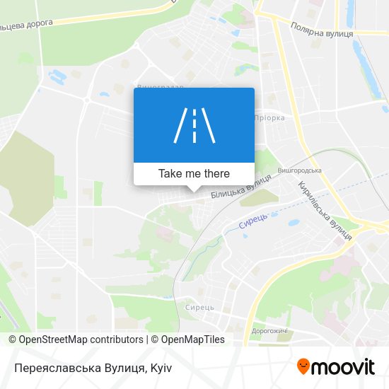 Переяславська Вулиця map