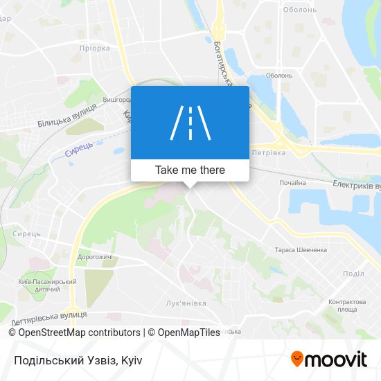 Подільський Узвіз map
