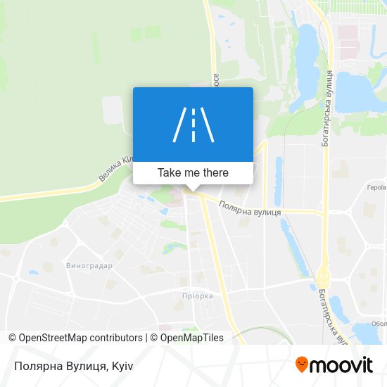 Полярна Вулиця map
