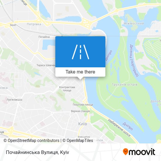 Почайнинська Вулиця map