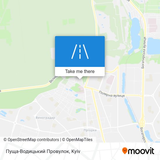 Пуща-Водицький Провулок map