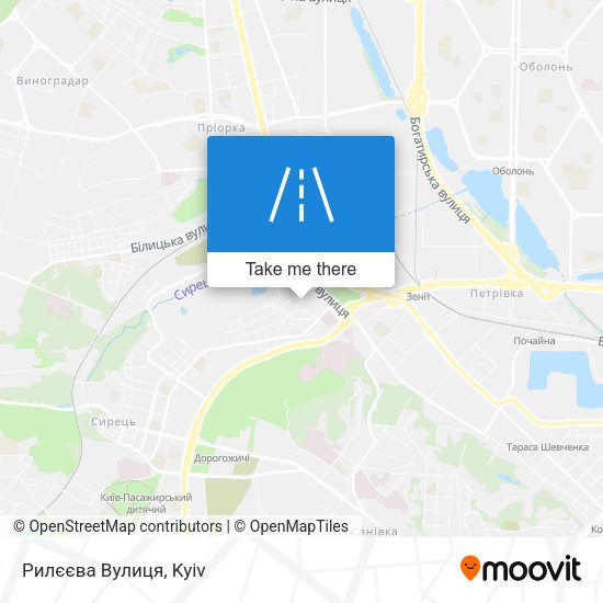 Рилєєва Вулиця map