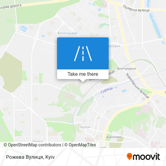 Рожева Вулиця map
