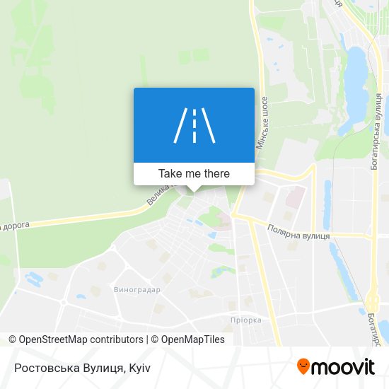Ростовська Вулиця map