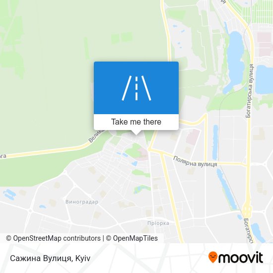 Сажина Вулиця map