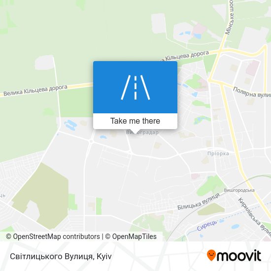 Світлицького Вулиця map