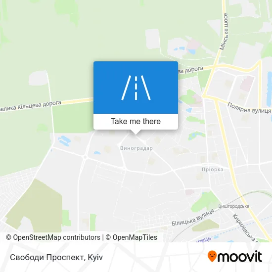 Свободи Проспект map