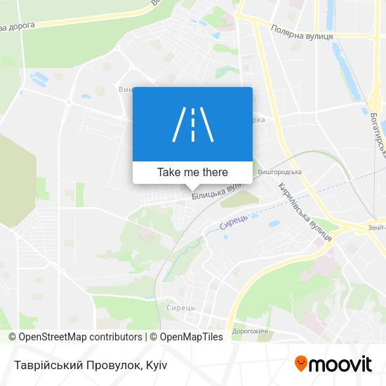 Таврійський Провулок map