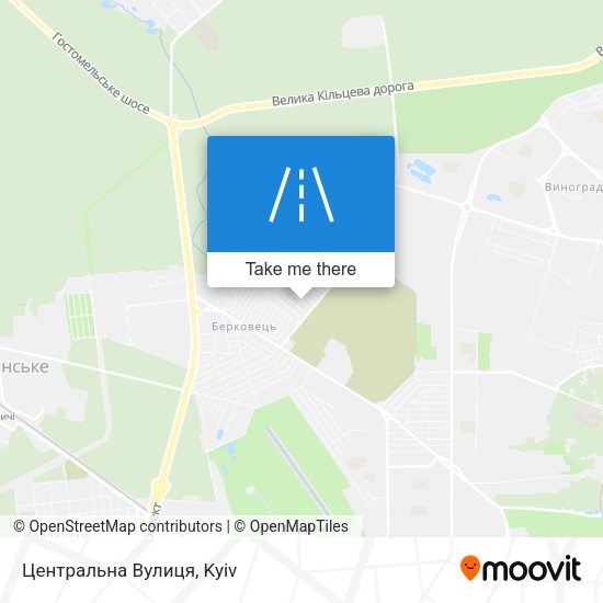 Центральна Вулиця map