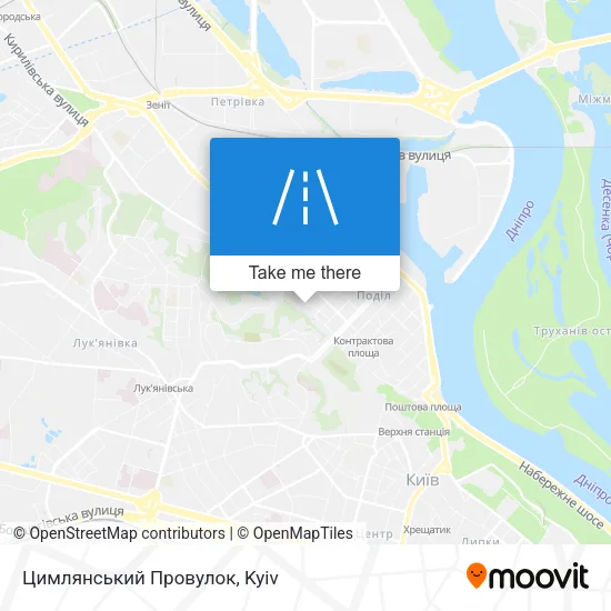 Карта Цимлянський Провулок