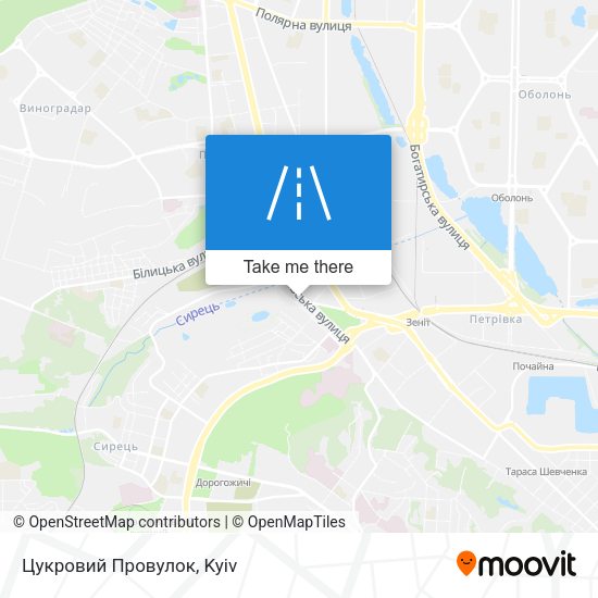 Цукровий Провулок map