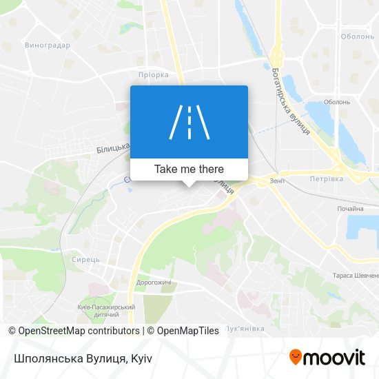 Шполянська Вулиця map