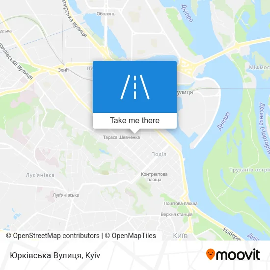 Карта Юрківська Вулиця