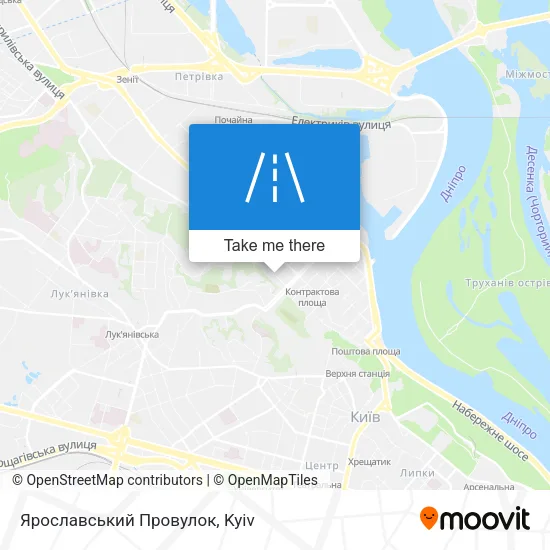 Карта Ярославський Провулок