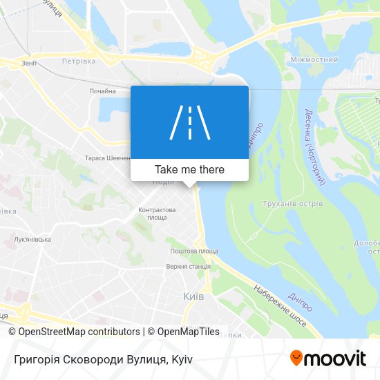 Григорія Сковороди Вулиця map
