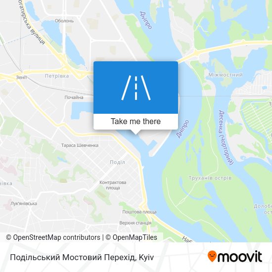 Карта Подільський Мостовий Перехід