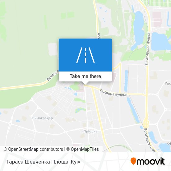 Тараса Шевченка Площа map