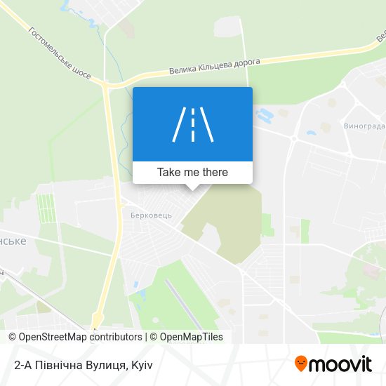 2-А Північна Вулиця map