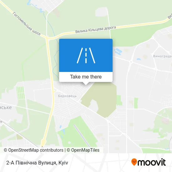 Карта 2-А Північна Вулиця