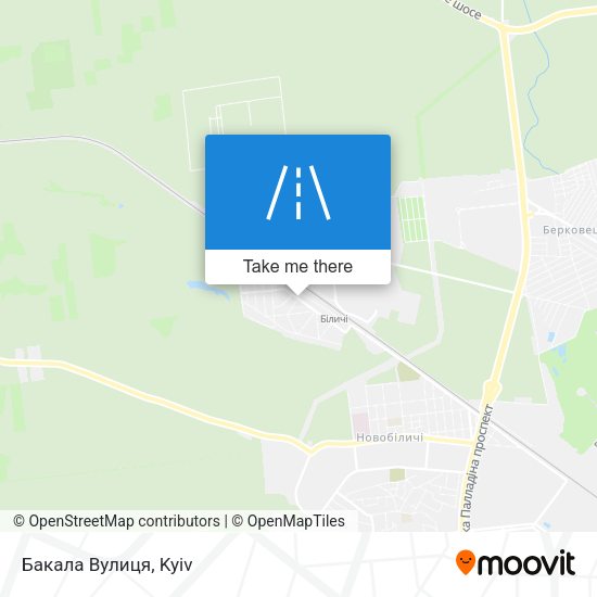 Бакала Вулиця map