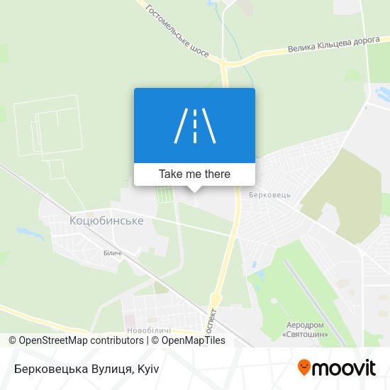 Берковецька Вулиця map