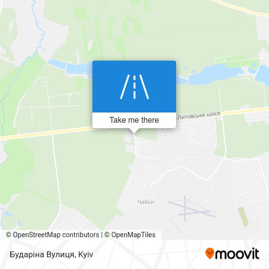 Бударіна Вулиця map