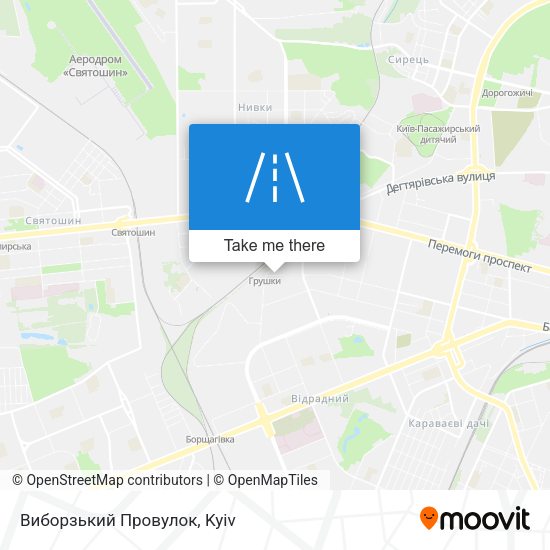 Виборзький Провулок map