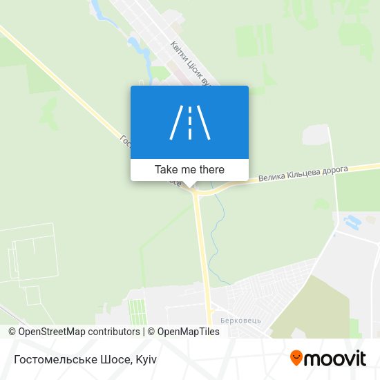Гостомельське Шосе map