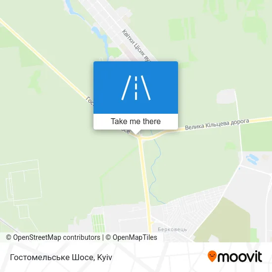 Карта Гостомельське Шосе