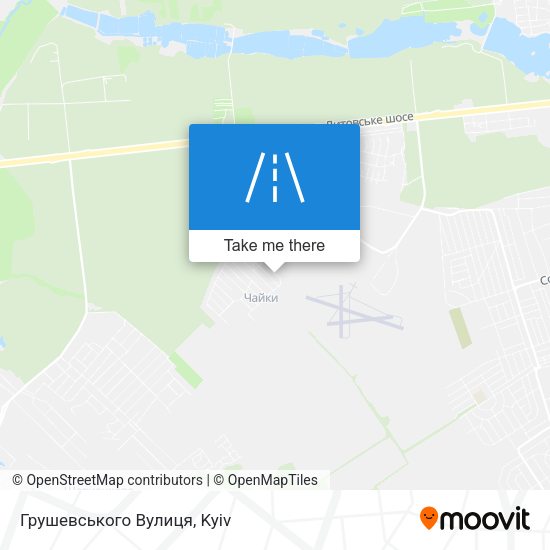 Грушевського Вулиця map